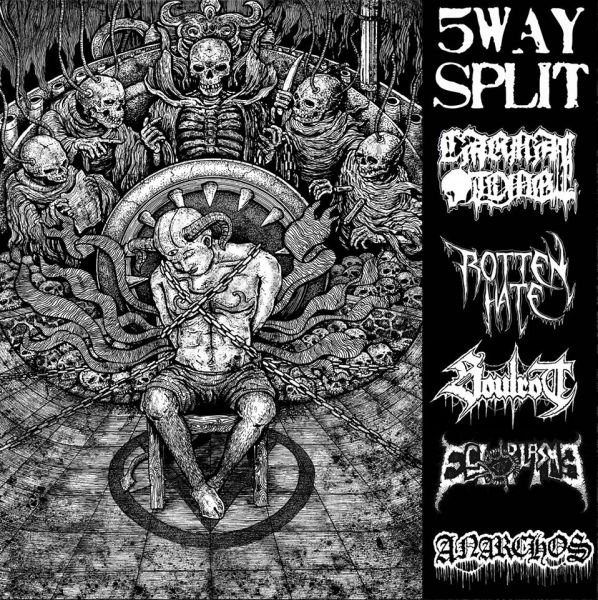 CD Carnal Tomb / Rotten Hate / Soulrot / Ectoplasma / Anarchos - 5 Ways Split