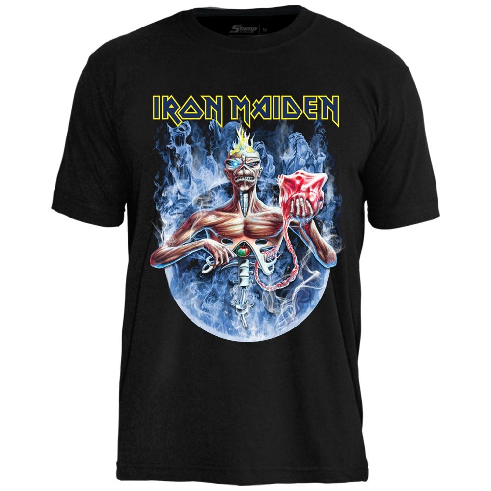 Camiseta Oficial Iron Maiden - Seventh Son Duo