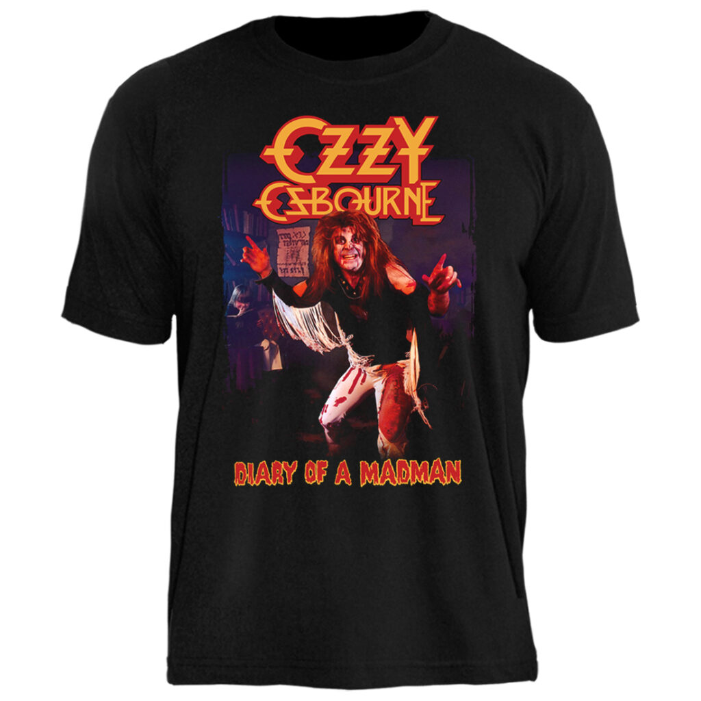 Camiseta Oficial Ozzy Osbourne - Diary of a Madman