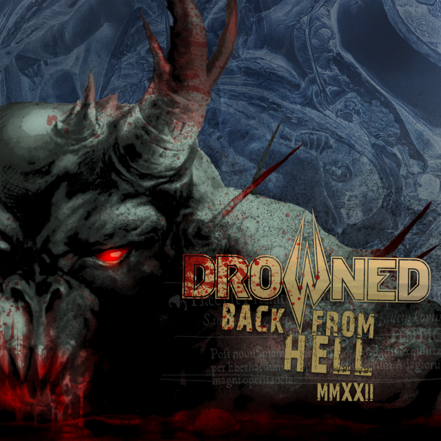 CD Drowned - Back From Hell MMXXII (Pôster e Slipcase)