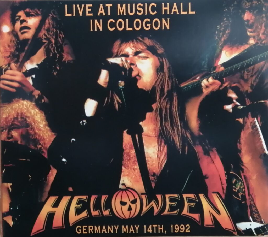 CD Helloween - Live At Music Hall Cologon 1992 (CD+DVD) Bootleg prensado