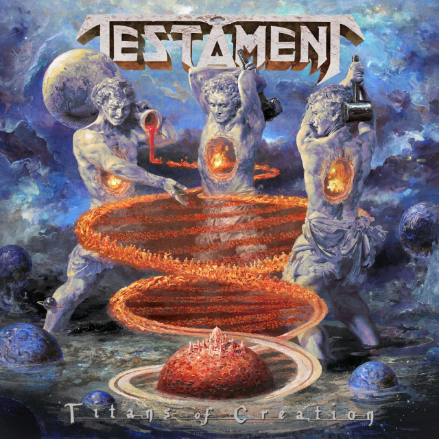Cd Testament Titans Of Creation Extreme Sound Records