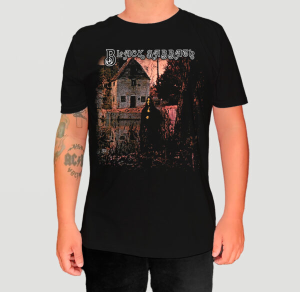 Camiseta Oficial Black Sabbath - Primeiro Álbum - Stamp