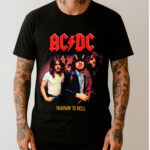 Camiseta Oficial AC/DC - Highway To Hell (Frente e Costas)