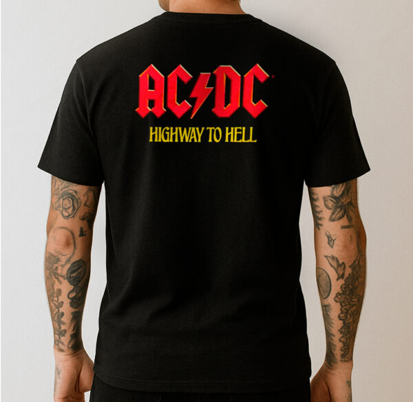 Camiseta Oficial AC/DC - Highway To Hell (Frente e Costas) - Imagem 2