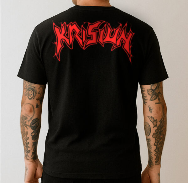 Camiseta Oficial Krisiun - Black Force Domain (Frente e Costas) - Imagem 2