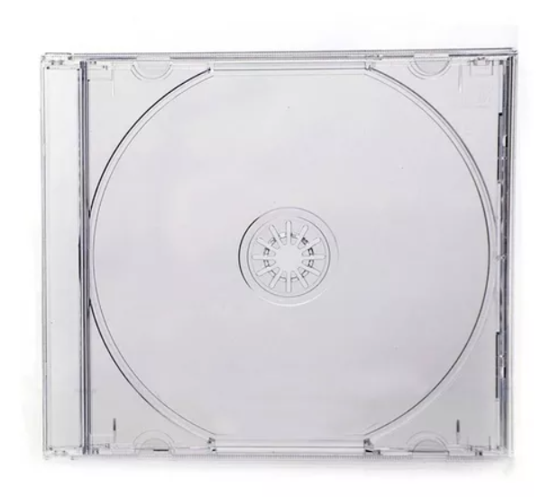 Caixa Acrílica Transparente para CD (caixinha Padrão vazia)