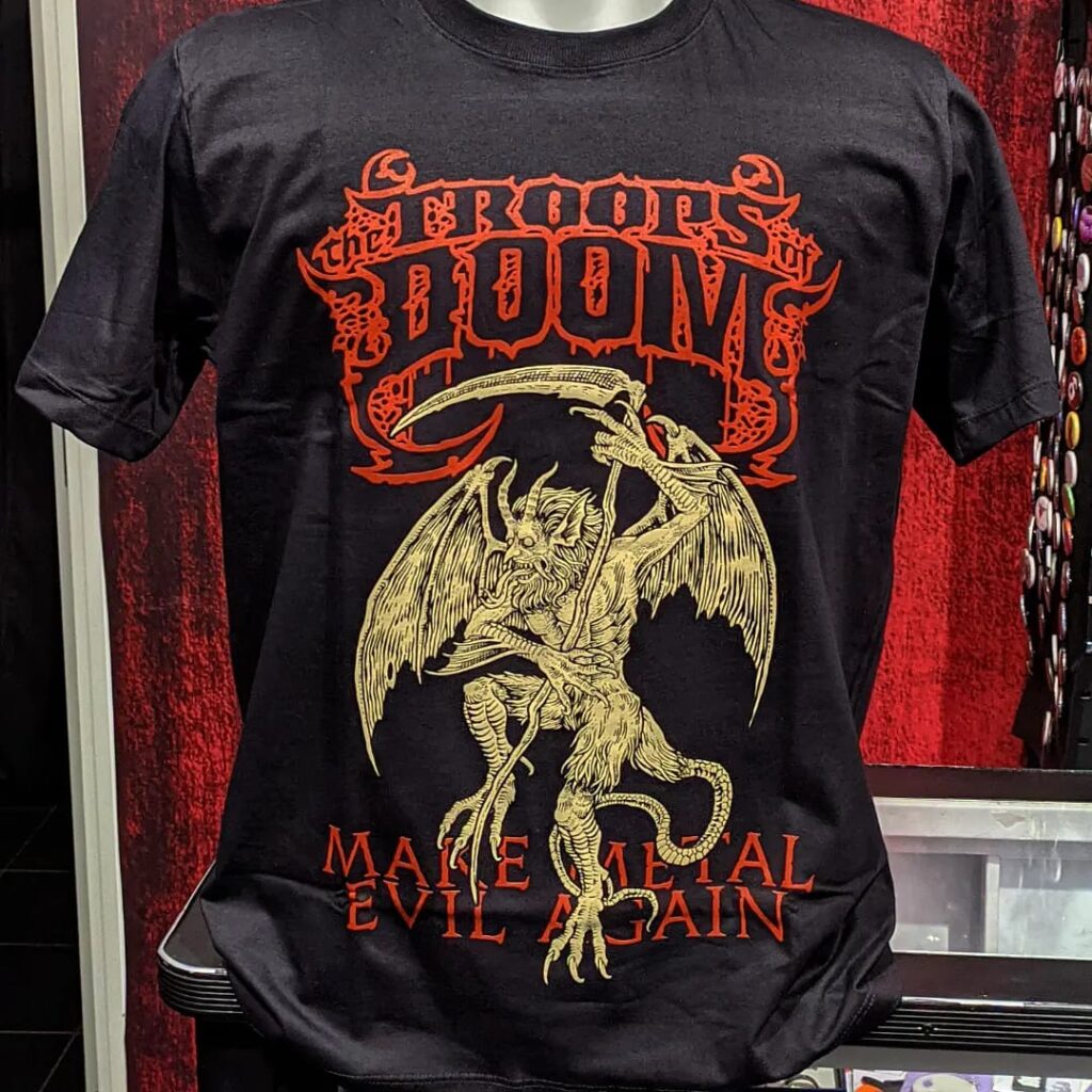 Camiseta Oficial The Troops Of Doom - Make Metal Evil Again