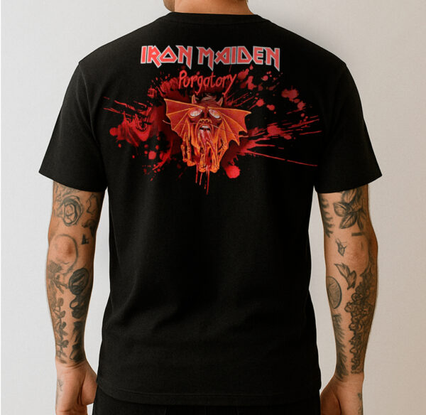 Camiseta Oficial Iron Maiden - Purgatory (Frente e Costas) - Imagem 2