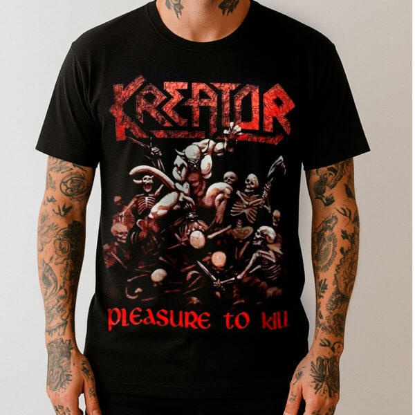 Camiseta Kreator - Pleasure to Kill - Brutal Wear - Imagem 2