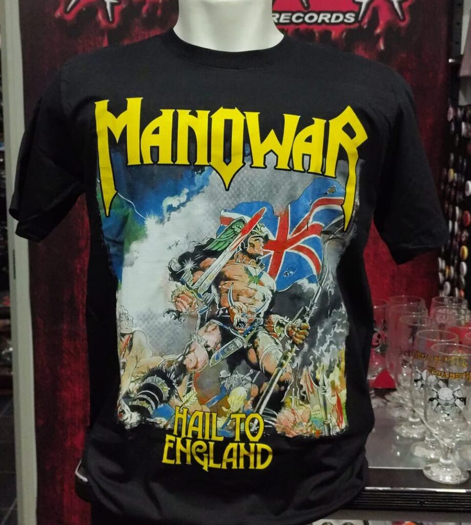 Camiseta Manowar - Hail to England - Brutal Wear