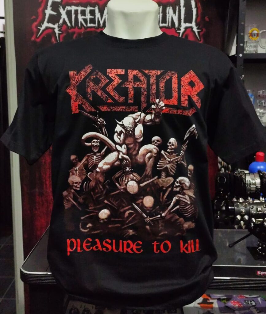 Camiseta Kreator - Pleasure to Kill - Brutal Wear