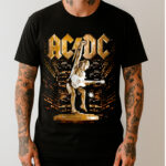 Camiseta Oficial - AC/DC - Stiff Upper Lip - Frente e Costas