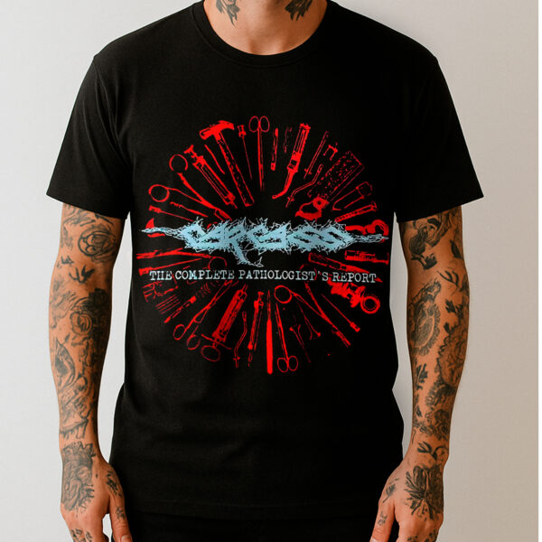 Camiseta Carcass - The Complete Pathologist’s Report - Brutal Wear