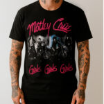 Camiseta Oficial - Mötley Crüe - Girls, Girls, Girls - Frente e Costas