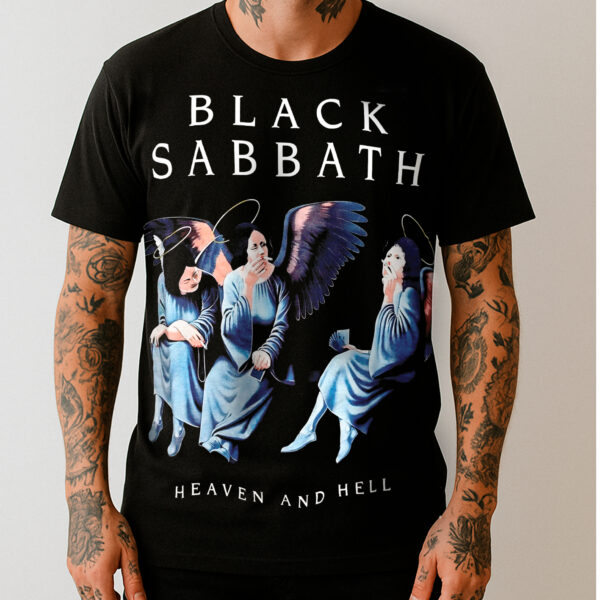 Camiseta Black Sabbath - Heaven and Hell - Brutal Wear - Imagem 2