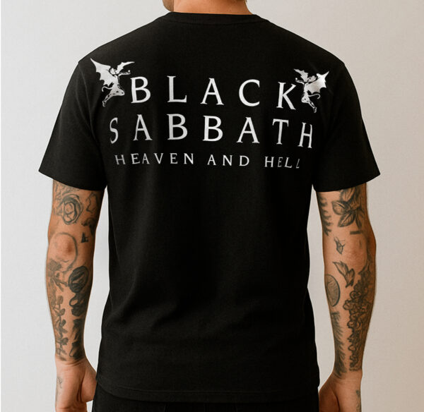 Camiseta Black Sabbath - Heaven and Hell - Brutal Wear - Imagem 3