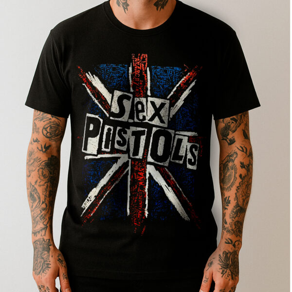 Camiseta Sex Pistols - Bandeira Britânica - Brutal Wear
