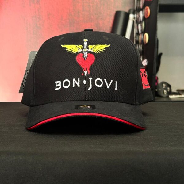 Boné Bordado Bon Jovi - Imagem 2