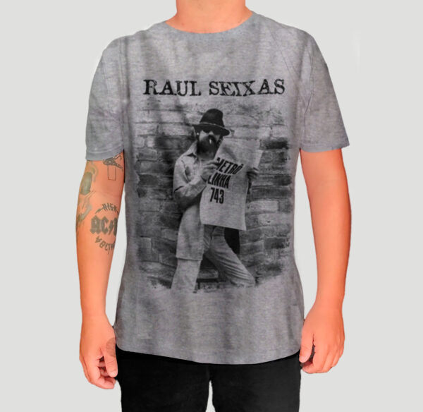 Camiseta Raul Seixas - Metrô Linha 743 - Bomber