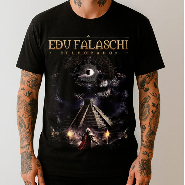 Camiseta Oficial Edu Falaschi - Eldorado (Frente e Costas)