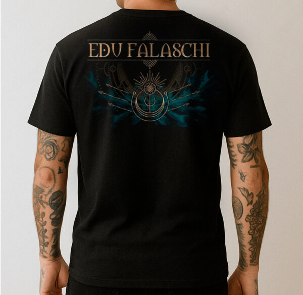 Camiseta Oficial Edu Falaschi - Face Of The Storm (Frente e Costas) - Imagem 2