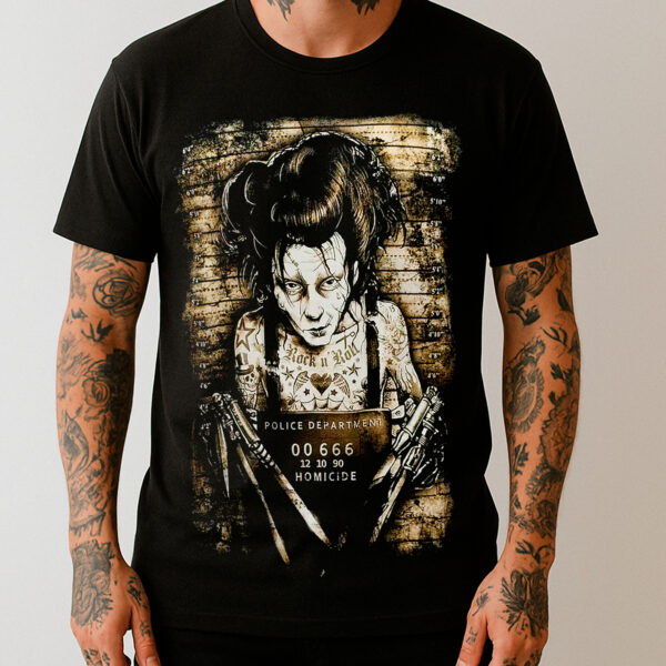 Camiseta Edward Mãos de Tesoura - Red Rock