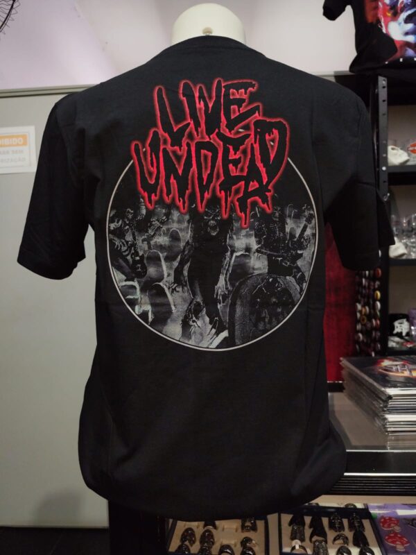 Camiseta Oficial Slayer - Live Undead (Frente e Costas) - Image 2