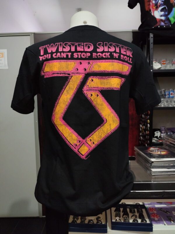 Camiseta Oficial Twisted Sister - You Can’t Stop Rock ‘N’ Roll (Frente e Costas) - Image 4