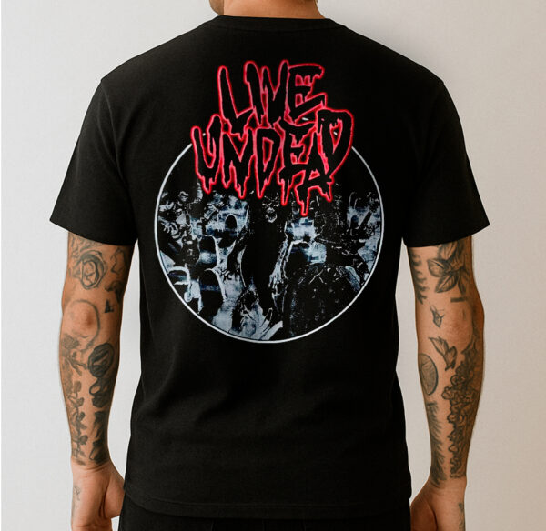 Camiseta Oficial Slayer - Live Undead (Frente e Costas) - Imagem 2