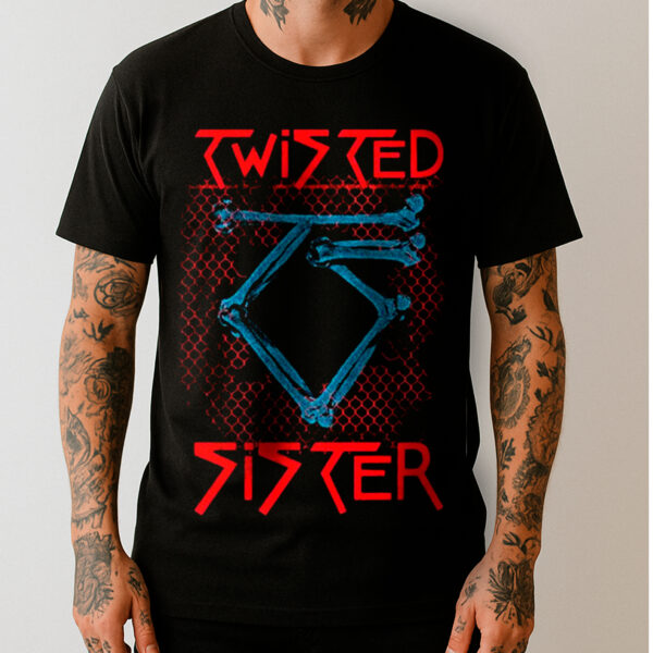 Camiseta Oficial Twisted Sister - We’re Not Gonna Take It (Frente e Costas)