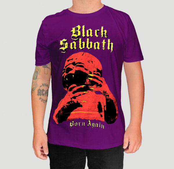 Camiseta Roxa Black Sabbath - Born Again - Brutal Wear