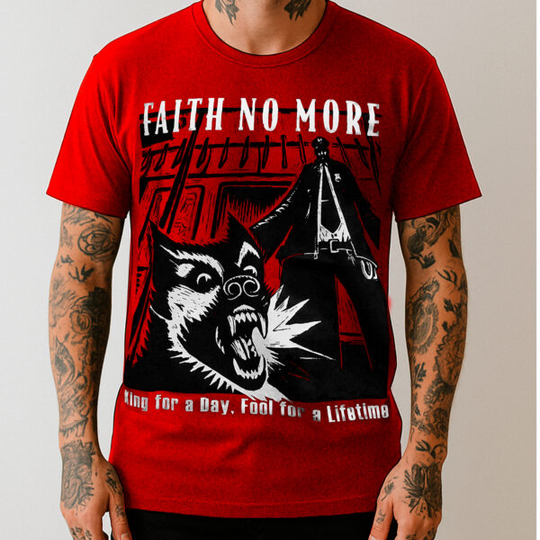 Camiseta Vermelha Faith No More - King For a Day - Brutal Wear