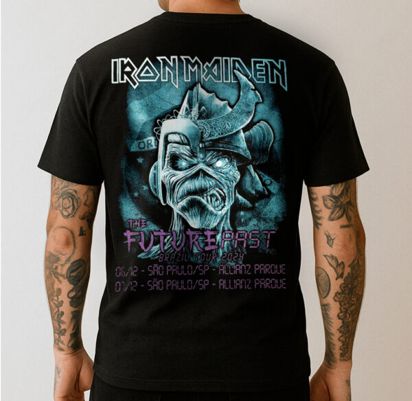 Camiseta Iron Maiden - Future Past - Red Rock - Imagem 2