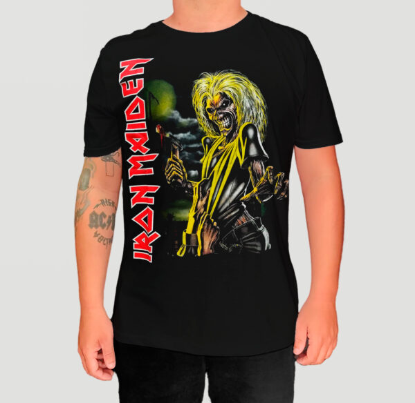 Camiseta Oficial Iron Maiden - Killers (Frente e Costas)