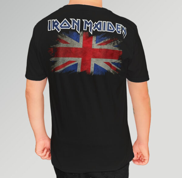 Camiseta Oficial Iron Maiden - Moto Maiden England (Frente e Costas) - Image 2