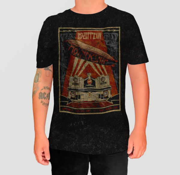 Camiseta Estonada Led Zeppelin - Mothership - Bomber