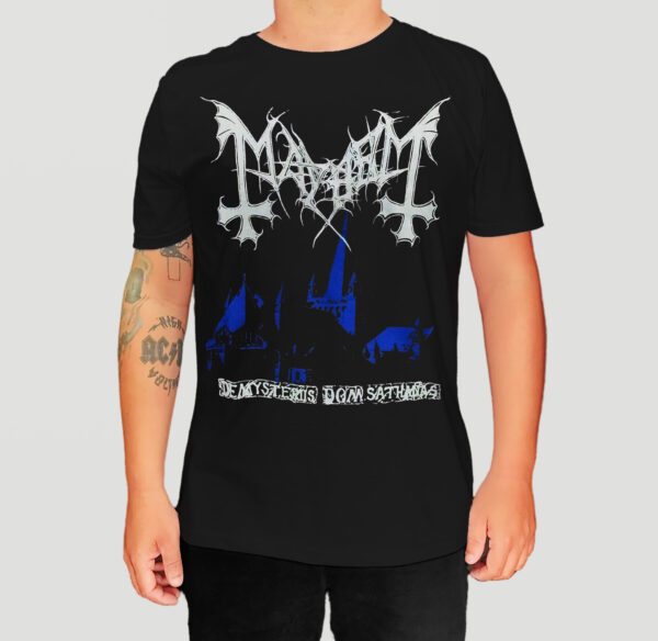 Camiseta Mayhem - De Mysteriis Dom Sathanas - Brutal Wear