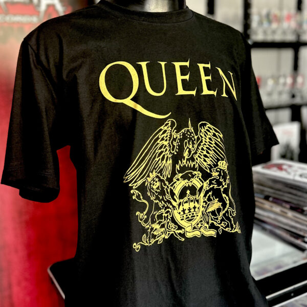 Camiseta Queen - Logo Dourado - Brutal Wear