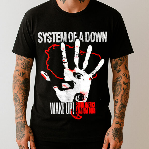 Camiseta System Of A Down - Wake Up Tour - Red Rock