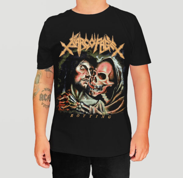 Camiseta Oficial Sarcófago - Rotting - Brutal Wear