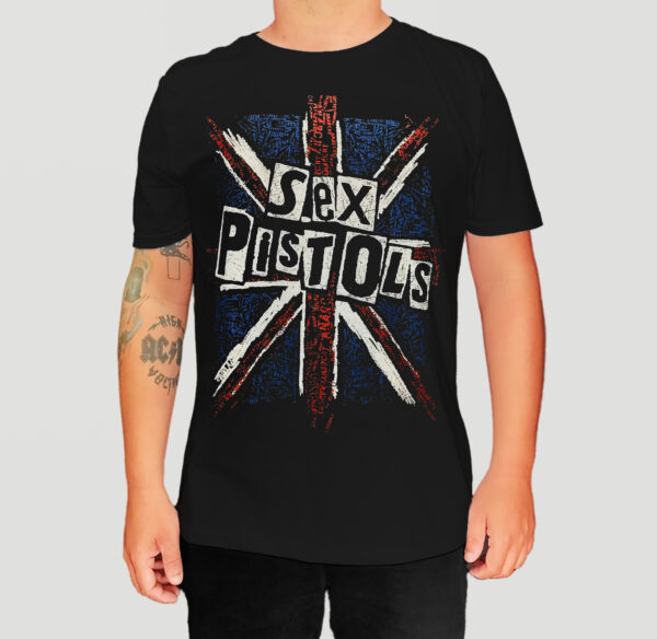 Camiseta Sex Pistols - Bandeira Britânica - Brutal Wear