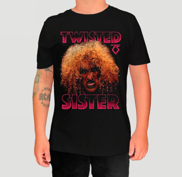 Camiseta Oficial Twisted Sister - You Can’t Stop Rock ‘N’ Roll (Frente e Costas)