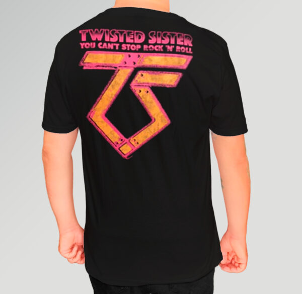 Camiseta Oficial Twisted Sister - You Can’t Stop Rock ‘N’ Roll (Frente e Costas) - Image 2