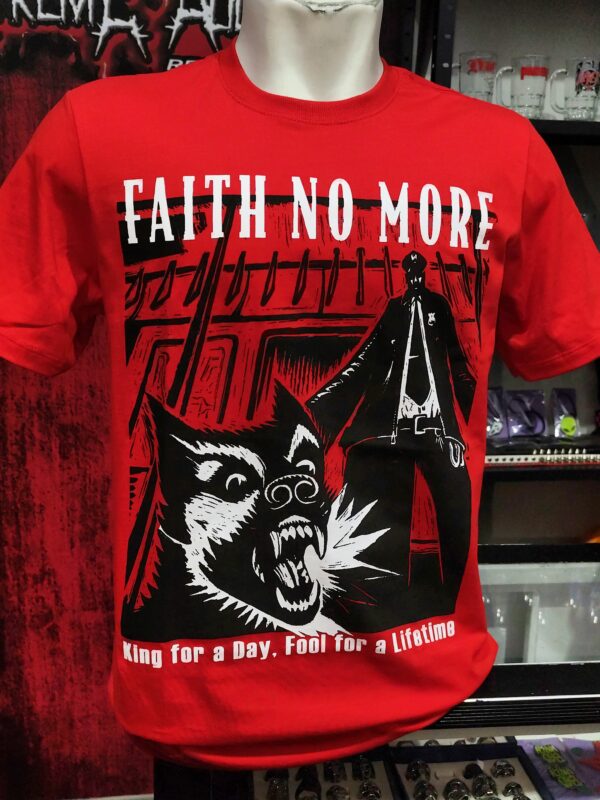 Camiseta Vermelha Faith No More - King For a Day - Brutal Wear - Image 2