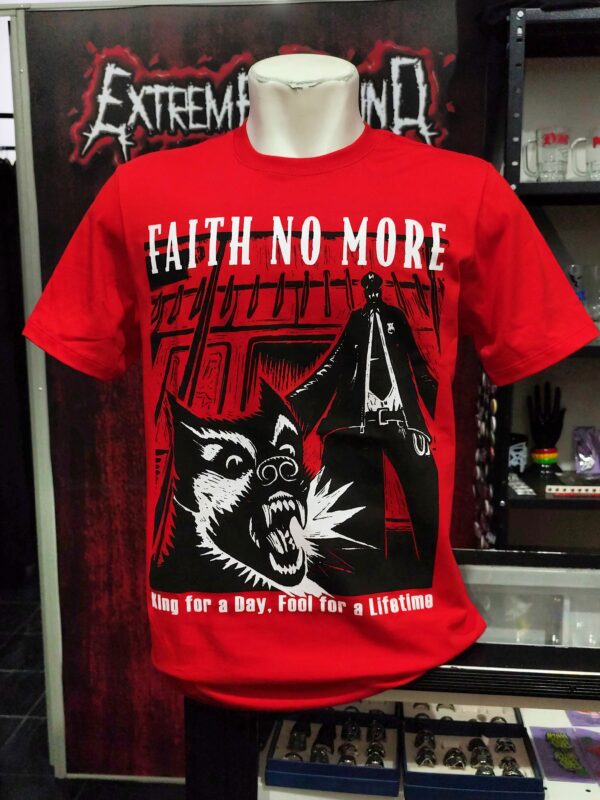 Camiseta Vermelha Faith No More - King For a Day - Brutal Wear - Image 3