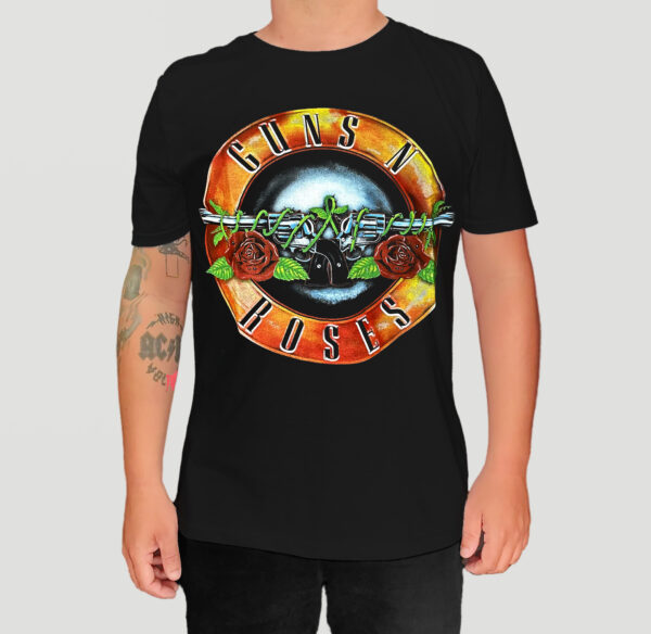 Camiseta Guns N Roses - Logo - Brutal Wear