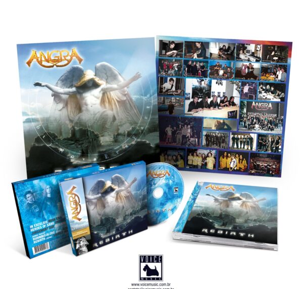 PRÉ VENDA CD Angra - Rebirth (Special Edition 2025) Pôster e Slipcase