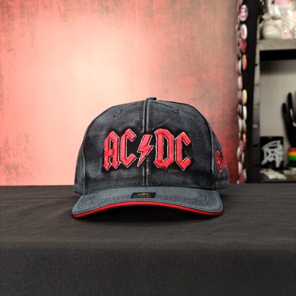 Boné Bordado Estonado - AC/DC - Imagem 2