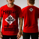 Camiseta Vermelha Manowar - Sign Of The Hammer - Brutal Wear